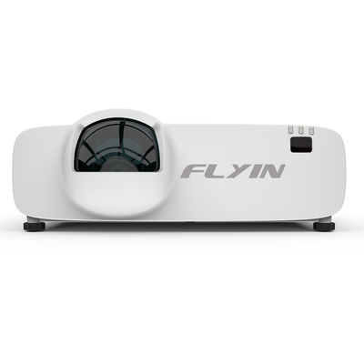 Okul için Akıllı Full Hd 4k Flyin 5500 Lümen Kısa Mesafeli 3lcd Lazer Projektör