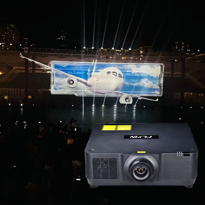FLYIN WUXGA 3LCD Lazer Ölçekli Açık Projector Sinemalar için 20000 Lumen ile FULL HD 3D Sinema Izleyici İş Tanıtımları