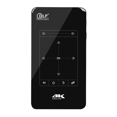 Full HD 4k 1080P DLP Pico Cep Projektörü Akıllı Mobil Android
