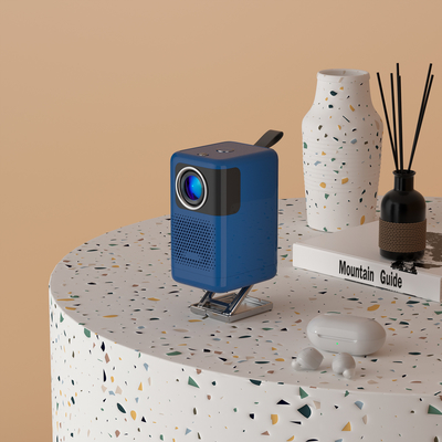 Açık hava Android 720p Ev Portable Projector 100 ANSI Lumen