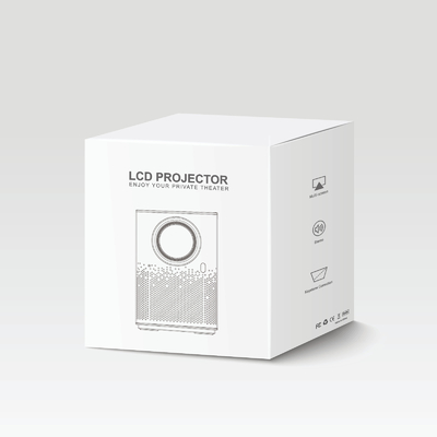 100 ANSI Lumens Lift Bracket 4k Mini Projector Ev Tiyatrosu Dışarıda