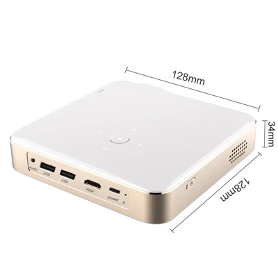 Mini S350 1080P Full HD DLP 4K 3D Ev Tiyatrosu Projelerleri WIFI Android 9 Dahili Pil
