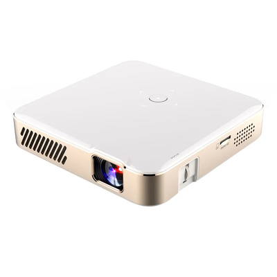 Mini S350 1080P Full HD DLP 4K 3D Ev Tiyatrosu Projelerleri WIFI Android 9 Dahili Pil