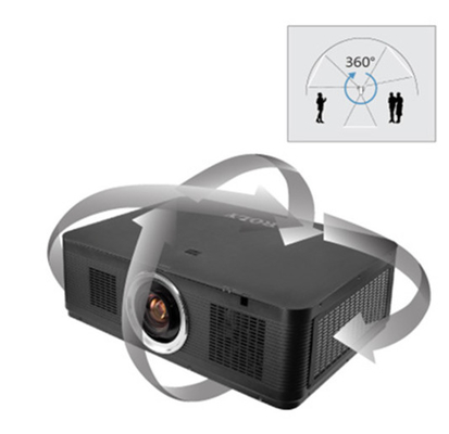 Flyin RL-K1 3D Yüksek WUXGA 3LCD Açık Ev Tiyatrosu Projekörü Yüksek Parlaklık 10000 Lumen 4K Destekler