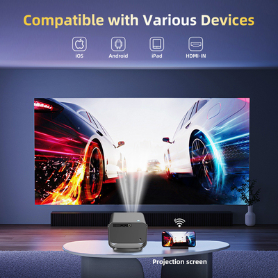 FLYIN P20 Pro 4K 350Lms 1080P Full HD Projector Otomatik Odaklama Objektif LCD Lamba Android 13 Airplay Portatif Ev Tiyatrosu Kullanımı