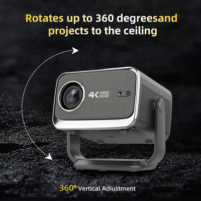 FLYIN P20 Pro 4K 350Lms 1080P Full HD Projector Otomatik Odaklama Objektif LCD Lamba Android 13 Airplay Portatif Ev Tiyatrosu Kullanımı