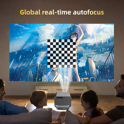 FLYIN P20 Pro 4K 350Lms 1080P Full HD Projector Otomatik Odaklama Objektif LCD Lamba Android 13 Airplay Portatif Ev Tiyatrosu Kullanımı