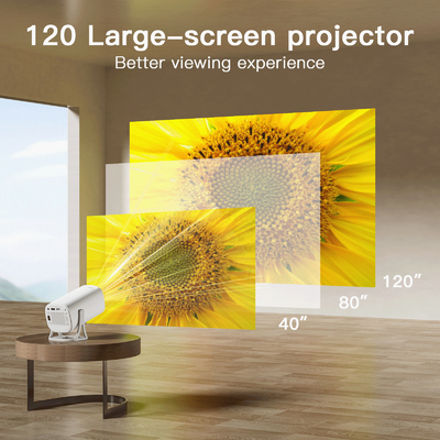 Flyin S40 Ev Tiyatrosu Full HD 1080P 4K Projekör Oyun Projekörü 120 ANSI Lumen Ev TV