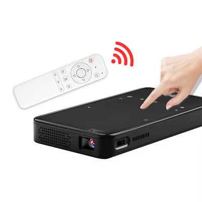 Flyin S90 4K Mini taşınabilir Android Akıllı DLP Projeksiyonu WIFI Bluetooth Etkinleştirilmiş Şekilli Cep Telefonu US Plug LED Lamp 3D Pil
