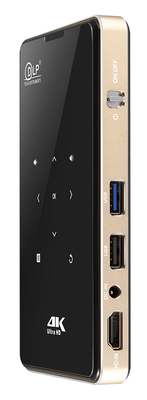 Flyin P09 4K HD Projector taşınabilir Android 9.0 16GB ROM LED Ev ve Eğitim Lambası