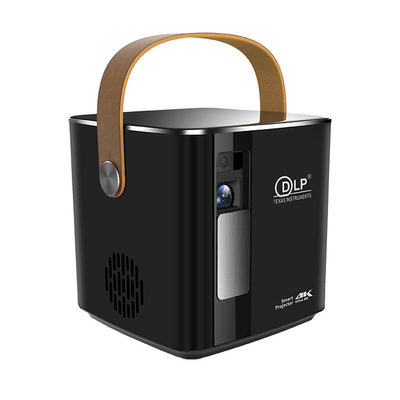 Flyin P12 1080P Max 4K Mini Projector 9000mAh Pil Açık Video 400 ANSI Lumen Android 9 2GB/16GB DLP Link 3D Projector
