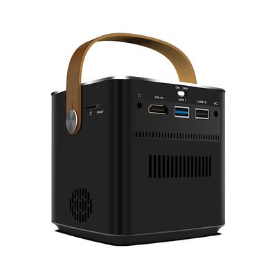 Flyin P12 1080P Max 4K Mini Projector 9000mAh Pil Açık Video 400 ANSI Lumen Android 9 2GB/16GB DLP Link 3D Projector