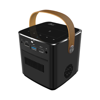 Flyin P12 1080P Max 4K Mini Projector 9000mAh Pil Açık Video 400 ANSI Lumen Android 9 2GB/16GB DLP Link 3D Projector