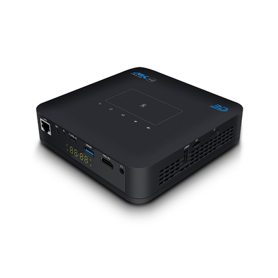 Flyin P15 1080P Full HD DLP Proyektörü Taşınabilir WIFI Android 9 IOS Ev Tiyatrosu 4K Otomatik 3D Stereo Dahili 4 saatlik Pil El odaklama