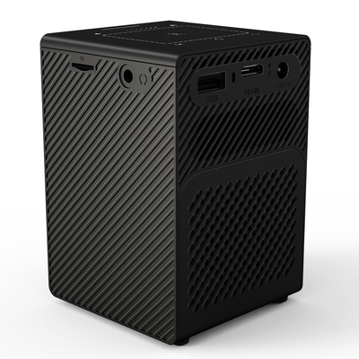Flyin P18 Free Style Ev TiyatrosuAkıllı Portatif DLP LED Mini Cep Siyah Kablosuz Özelleştirilebilir Projector