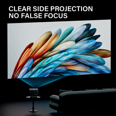 Flyin P50 Ev Tiyatrosu 1080P 4K Projector Allwinner H713 Projector 800 ANSI Lumens Ev TV Projector