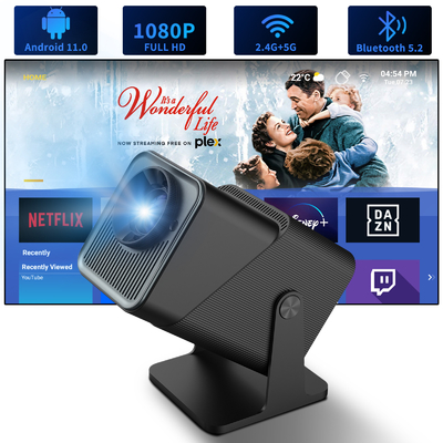 Flyin FY360 2025 Sıcak Satış Yüksek Kalite HD 3D Mini Cep Projektörü Android 11 4K Video & Film WiFi & Taşınabilir Özellikler