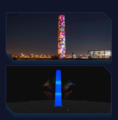 Flyin A1 Sürükleyici Oda 4K Dağıtılmış Yakınsak Sunucu | Kenar Birleştirme ve Kubbe 3D Haritalama Projeksiyon Ekipmanı