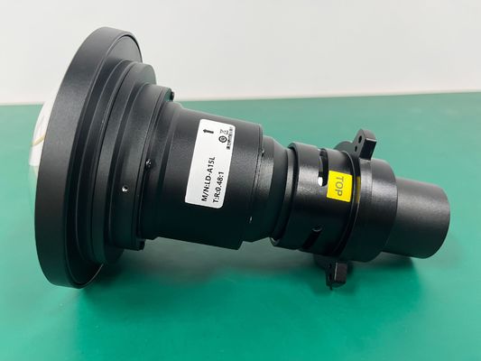 0,48 Kısa Mesafeli Lens Projektör Manuel Odaklama Yakınlaştırma Büyük Mekan Projektörü