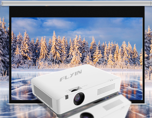 Flyin-C40W+ WXGA 4200 Lumen 3LCD Lazer Projeksiyonu Android Akıllı İş Konferansı Sınıf Eğitim Projeksiyonu