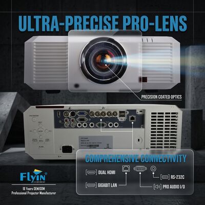 3LCD 10000 Lumen Dışarıdaki 3B Haritalama Projekörü EL-705U WUXGA 1920x1200 Büyük Alan Projeksiyonu