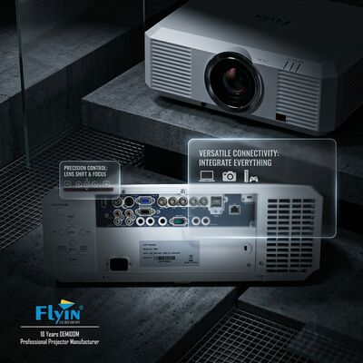 3LCD 10000 Lumen Dışarıdaki 3B Haritalama Projekörü EL-705U WUXGA 1920x1200 Büyük Alan Projeksiyonu