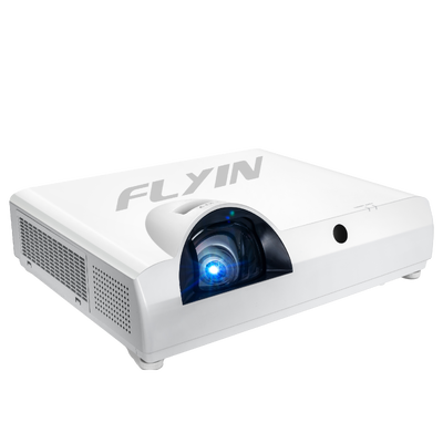 Flyin-C90SW+ 4200 Lumens WXGA 3LCD Lazer Kısa Atış Projekörü Android 5000000:1 Eğitim İşletmeleri için Kontrast