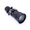 Optik ultra kısa mesafeli lens Atış Oranı Çift İçbükey Lensler