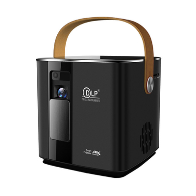 Flyin P12 1080P Max 4K Mini Projector 9000mAh Pil Açık Video 400 ANSI Lumen Android 9 2GB/16GB DLP Link 3D Projector