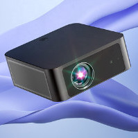 Flyin Y3Pro 800 Lumen Otomatik Odaklama LED Lamba 2 Gb Ram Android 9.0 3D 4K Ultra Hd Ev Tiyatrosu Projekörü