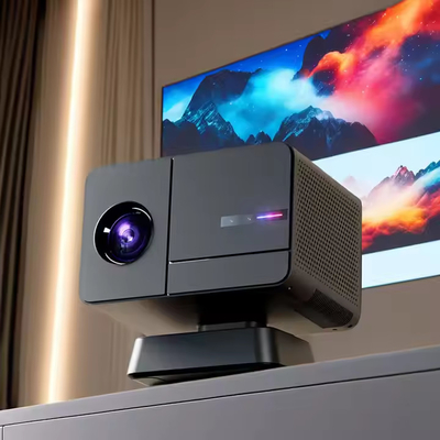 Flyin P50 Ev Tiyatrosu 1080P 4K Projector Allwinner H713 Projector 800 ANSI Lumens Ev TV Projector