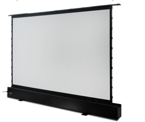 Elektrikli Zemin Yükselen Katlanabilir Projektör Ekranı Standı HDTV Mevcuttur