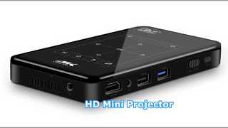 Mini Projektör HD 4K Yansıtmalı DLP Ev Sineması